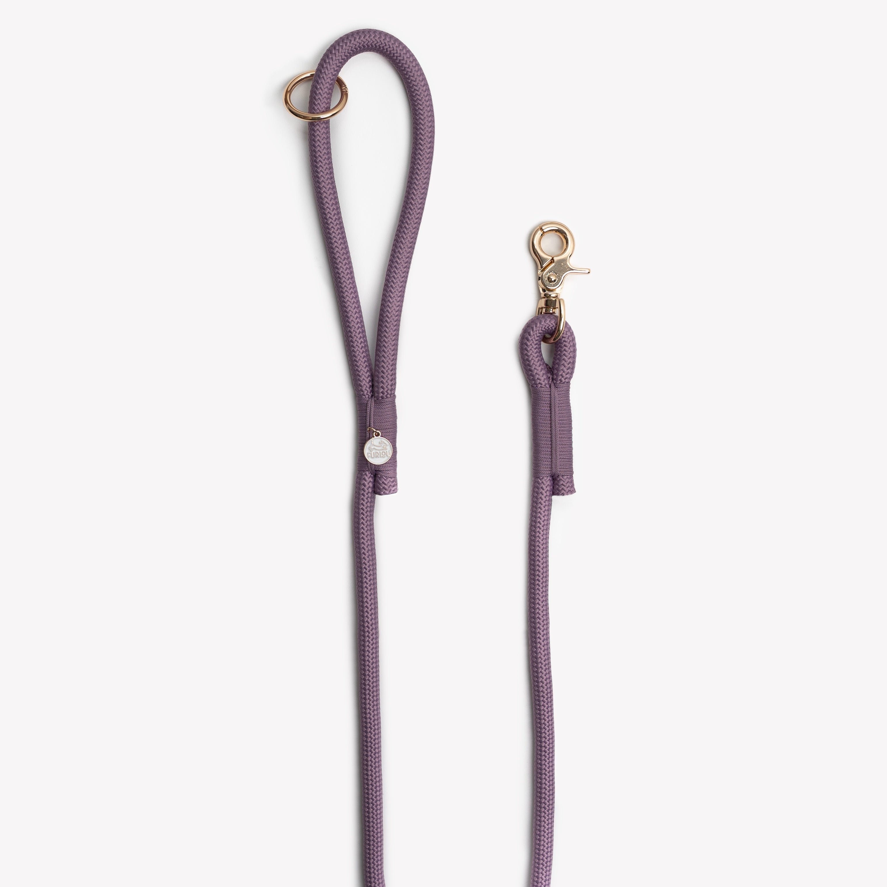 'Lilac' - Braided Rope Leash - Snag N' Style