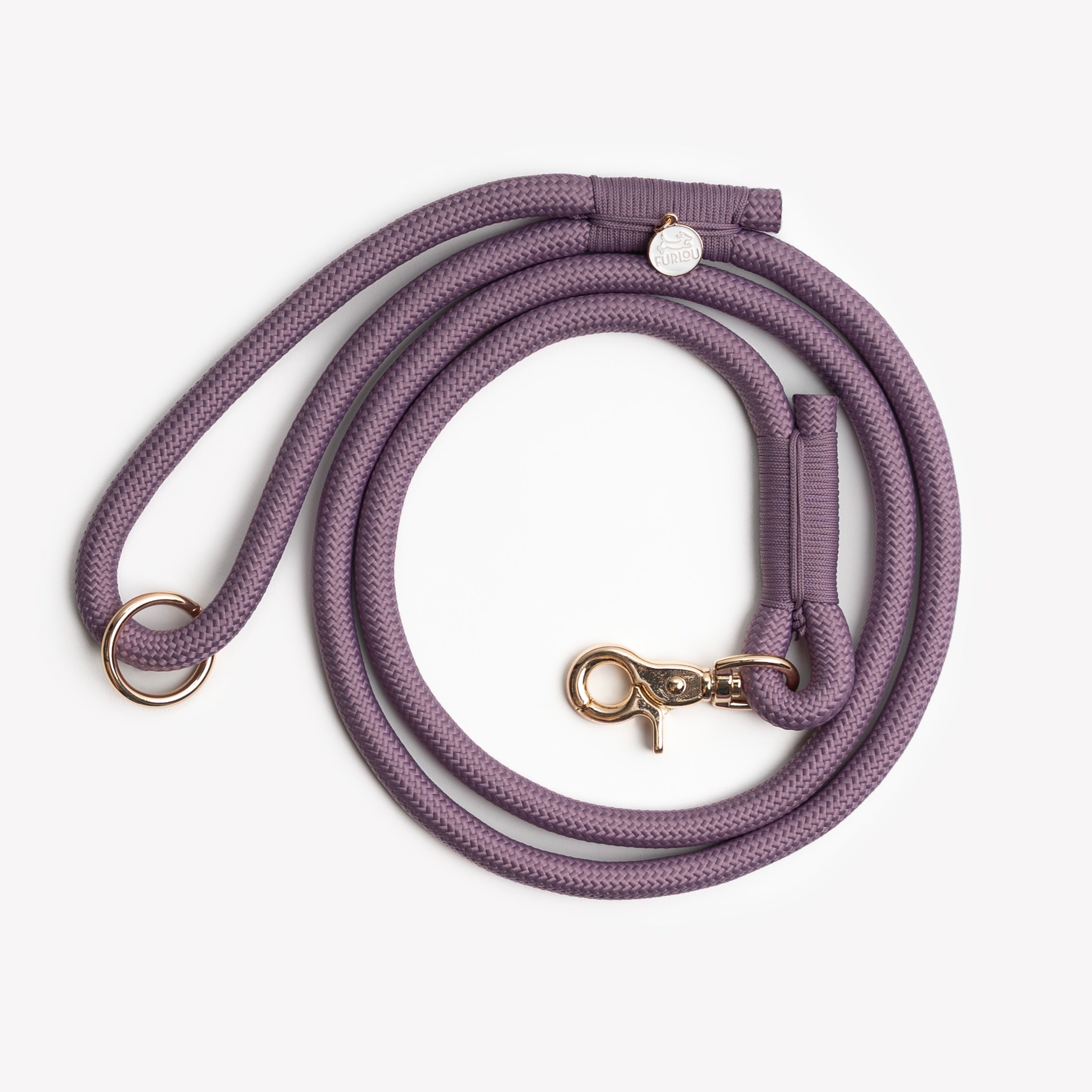'Lilac' - Braided Rope Leash - Snag N' Style