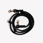 'Black' - Hands Free Braided Leash - Snag N' Style