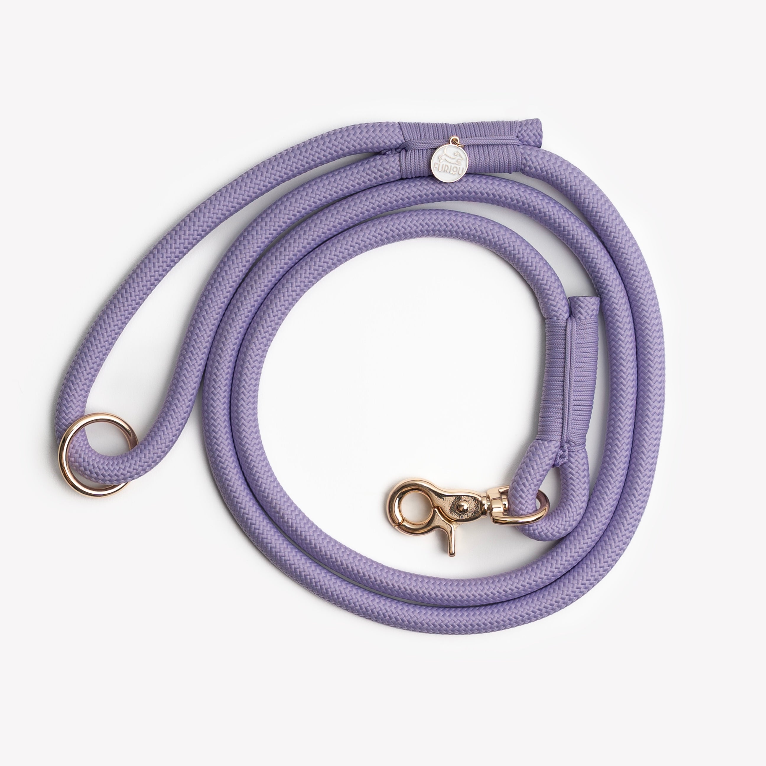 'Lavender' - Braided Rope Leash - Snag N' Style