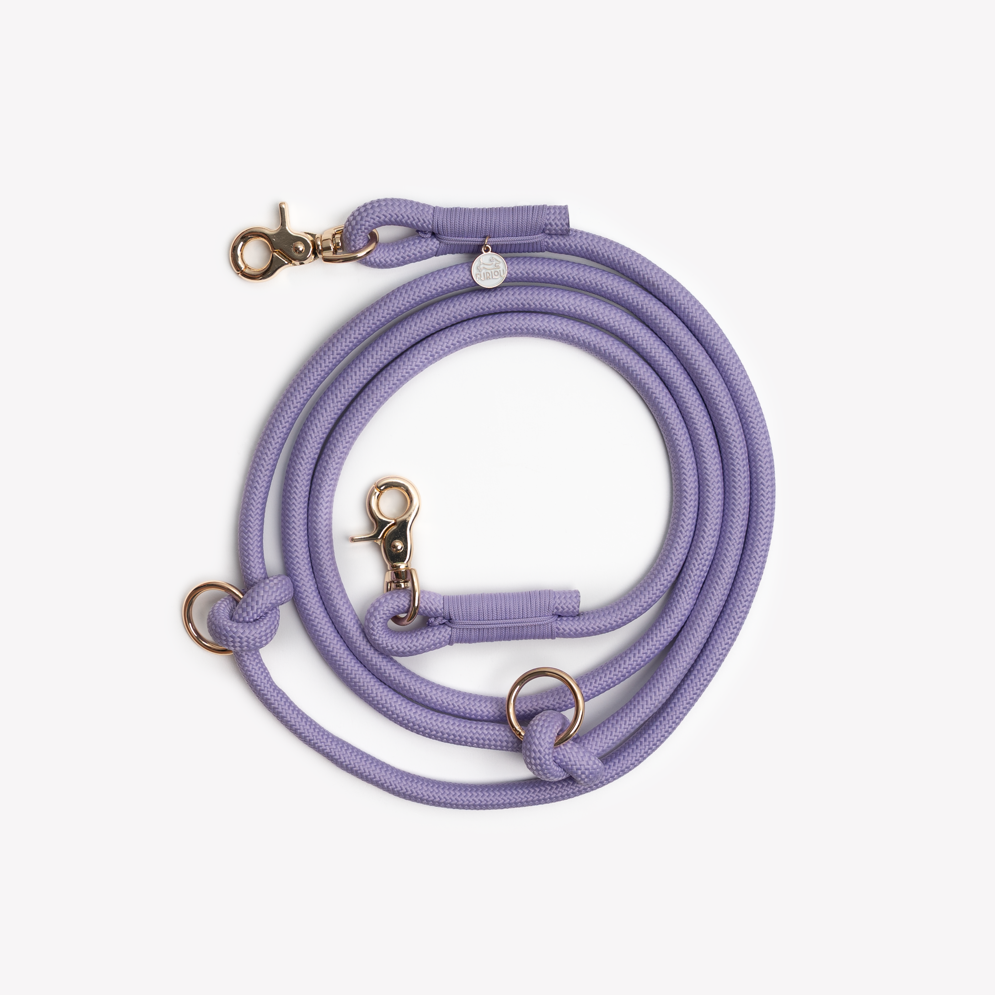 'Lavender' - Hands Free Braided Leash - Snag N' Style