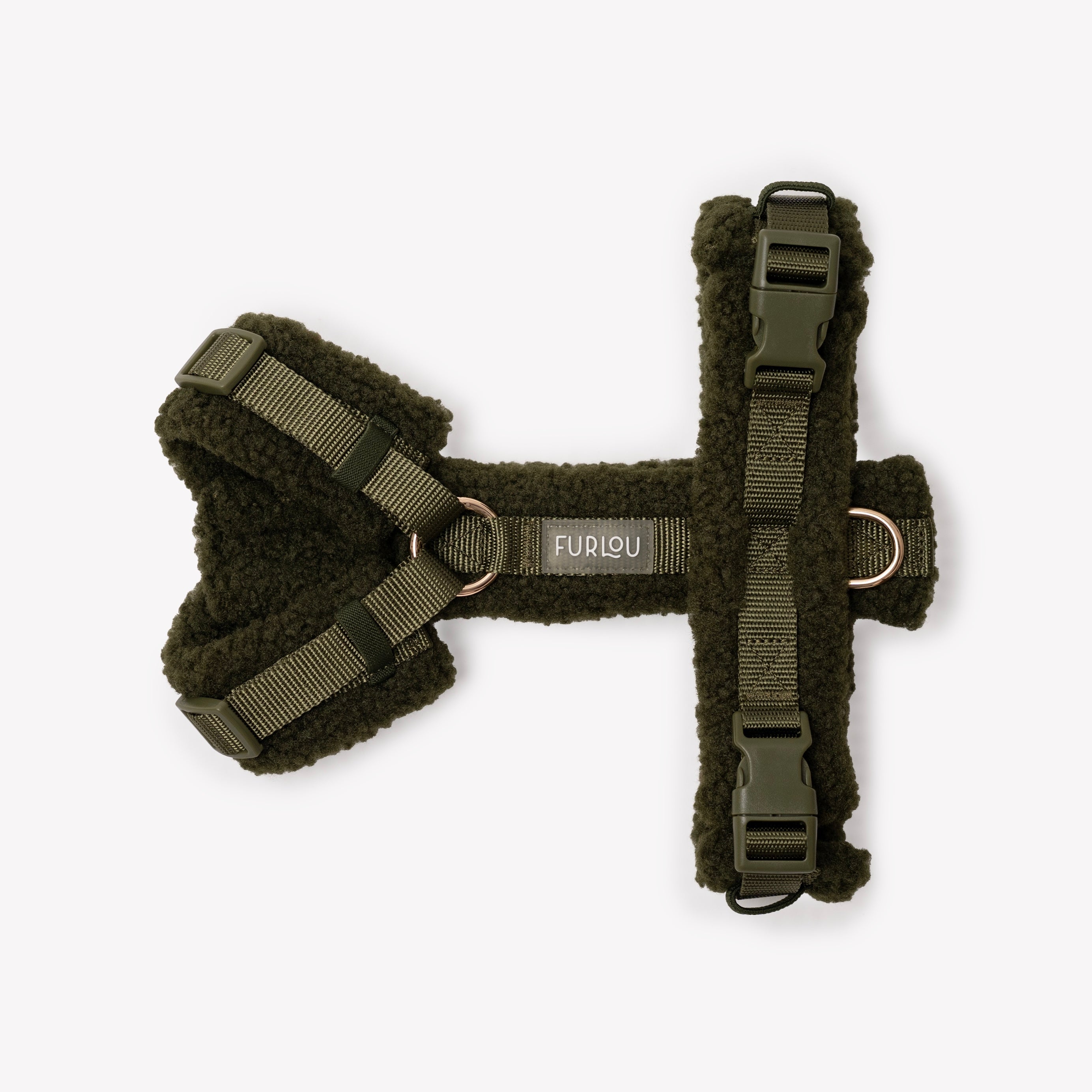 'Moss Green' - Sherpa Dog Harness - Snag N' Style