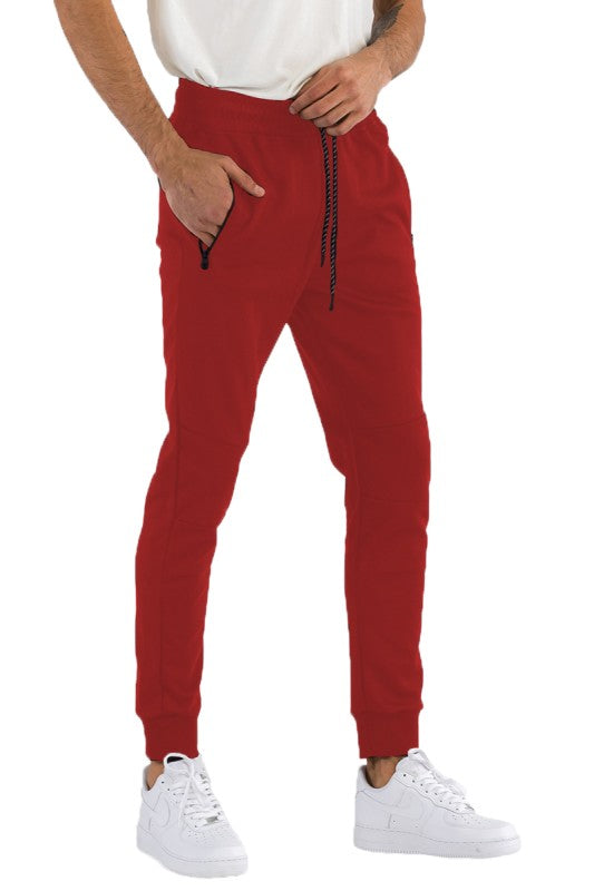 Weiv Mens Solid Heathered Jogger - Snag N' Style