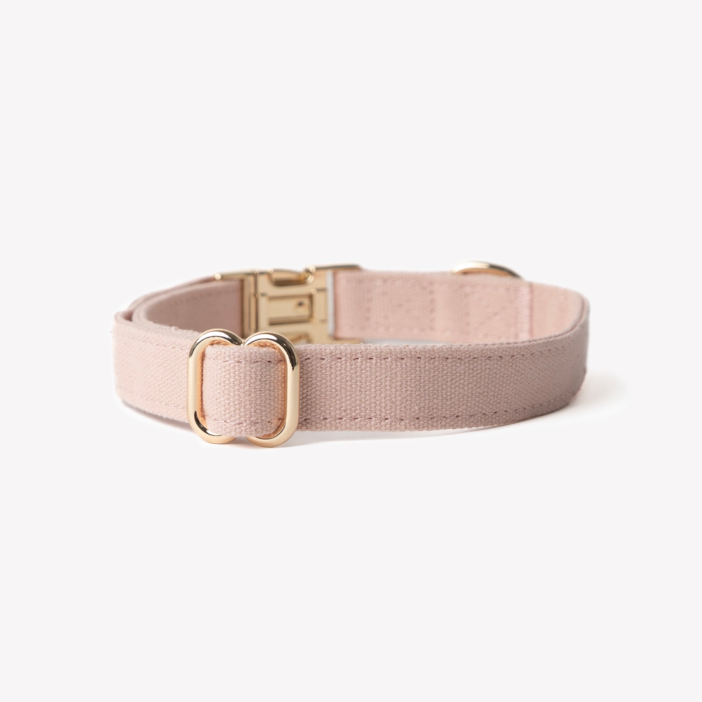'Baby Pink' - Canvas Dog Collar - Snag N' Style