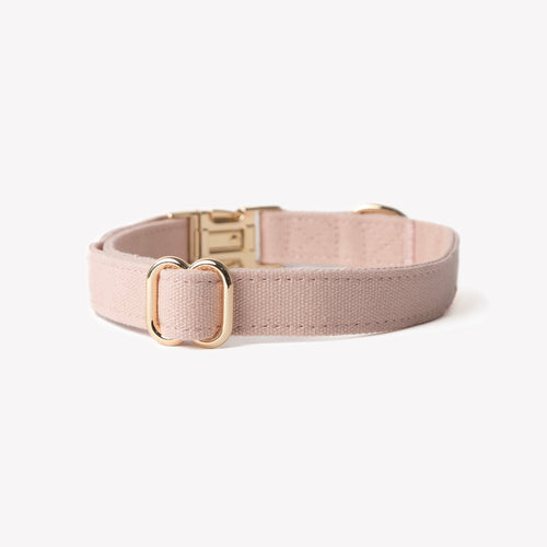 'Baby Pink' - Canvas Dog Collar - Snag N' Style