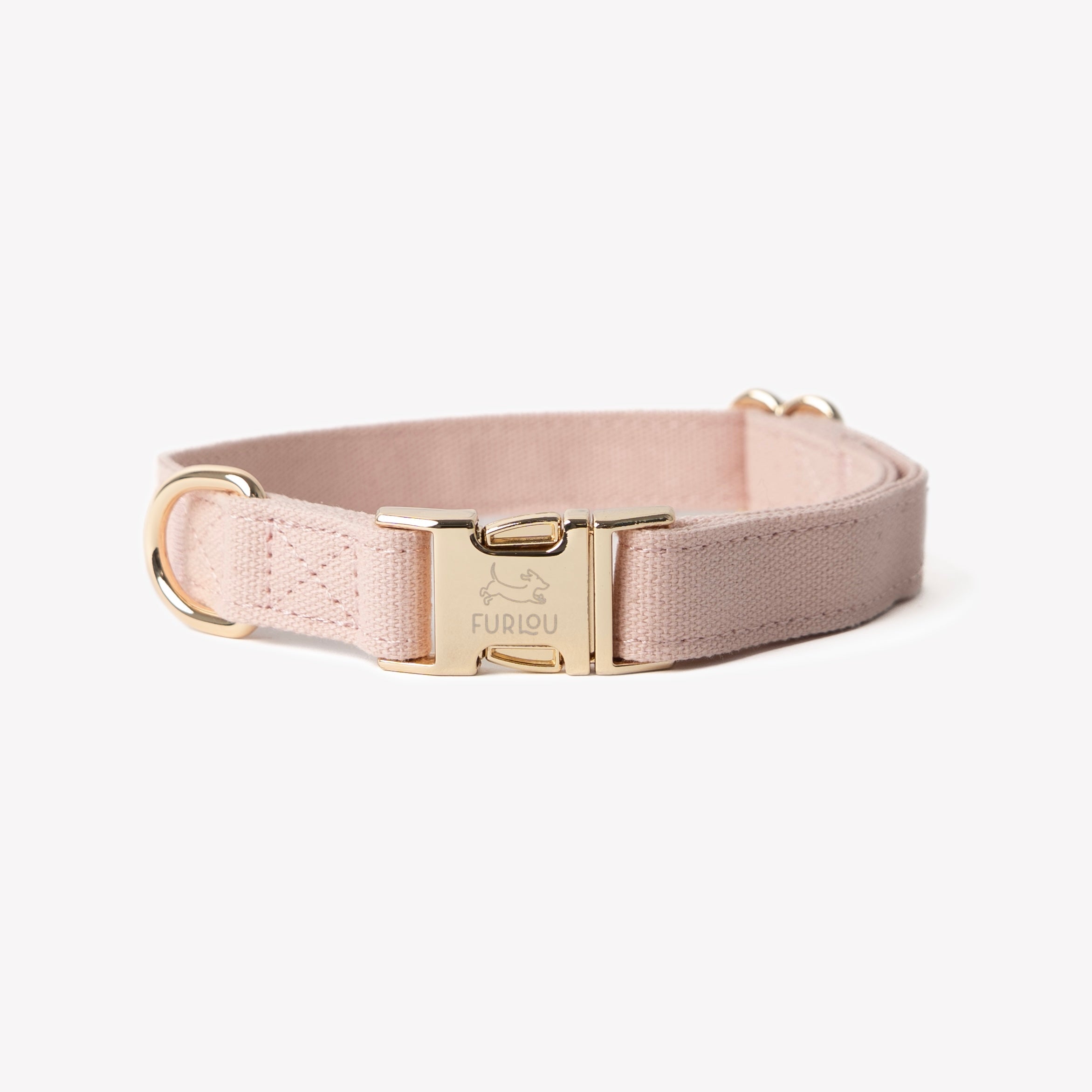 'Baby Pink' - Canvas Dog Collar - Snag N' Style