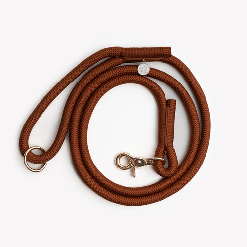 'Clay' - Braided Rope Leash - Snag N' Style