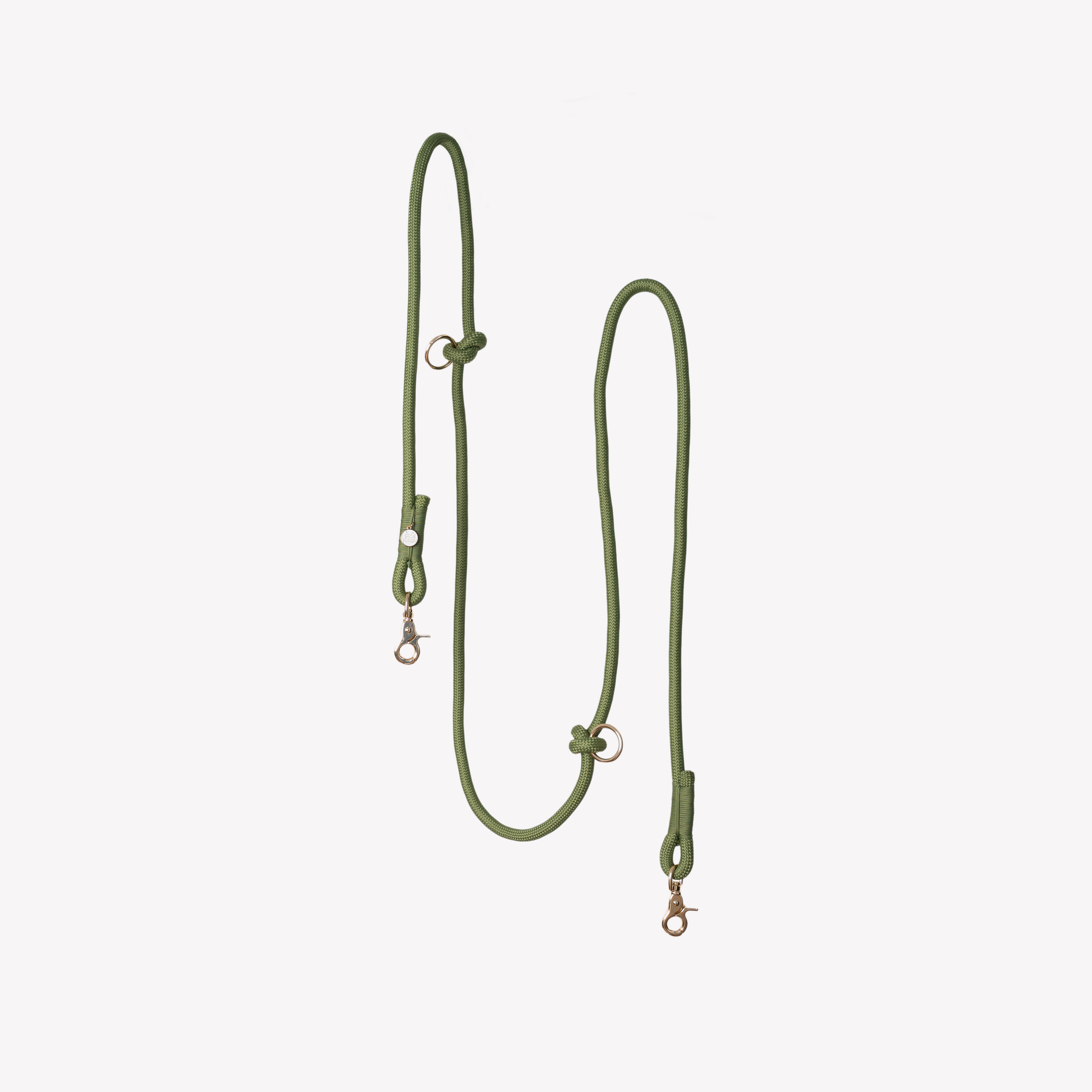 'Green' - Hands Free Braided Leash - Snag N' Style