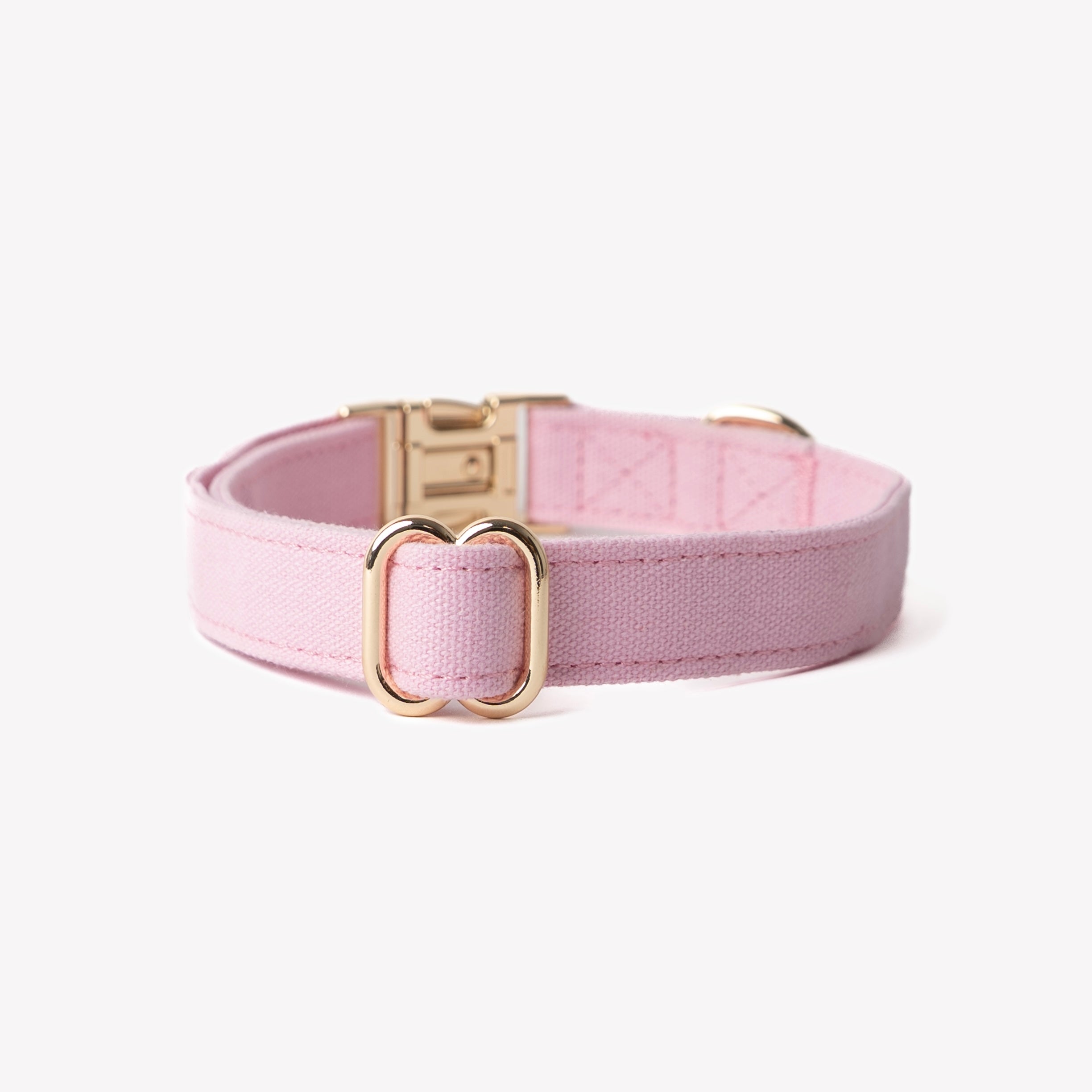 'Pink' - Canvas Dog Collar - Snag N' Style