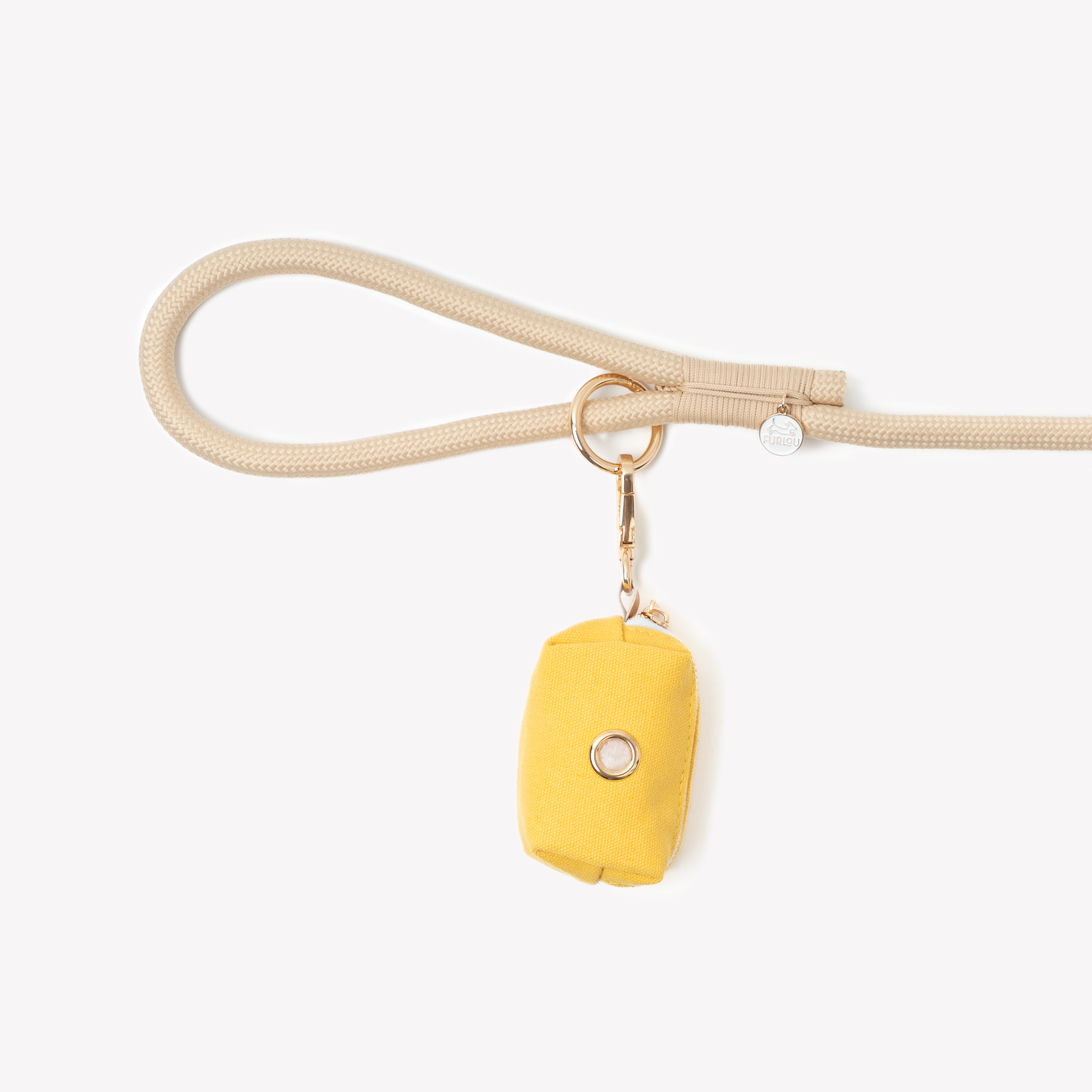 'Yellow' - Poop Bag Holder - Snag N' Style