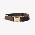'Brown' - Canvas Dog Collar - Snag N' Style