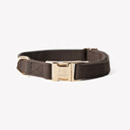 'Brown' - Canvas Dog Collar - Snag N' Style