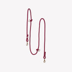'Bordeaux' - Hands Free Braided Leash - Snag N' Style
