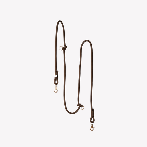 'Brown' - Hands Free Braided Leash - Snag N' Style