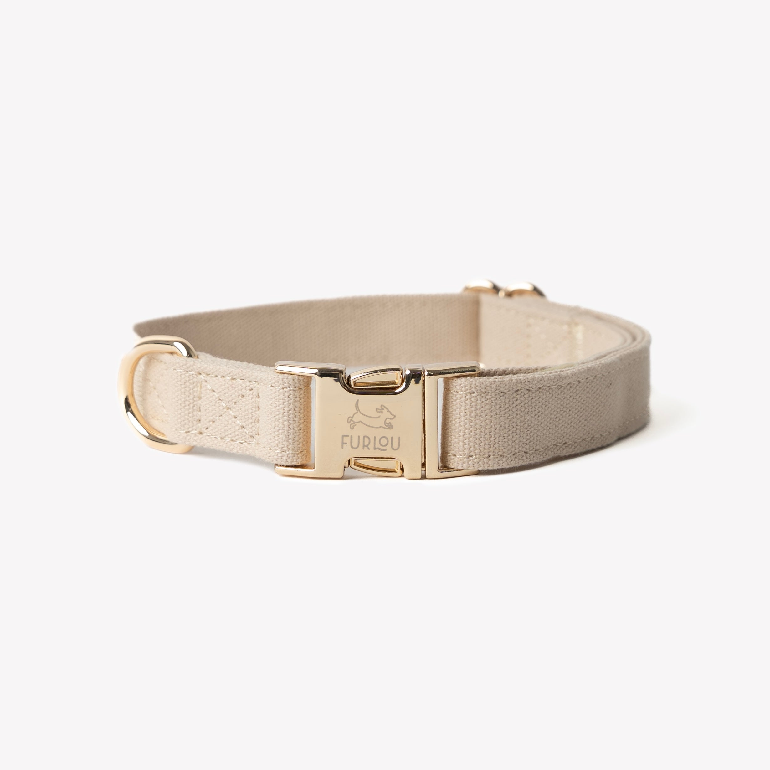 'Tan' - Canvas Dog Collar - Snag N' Style