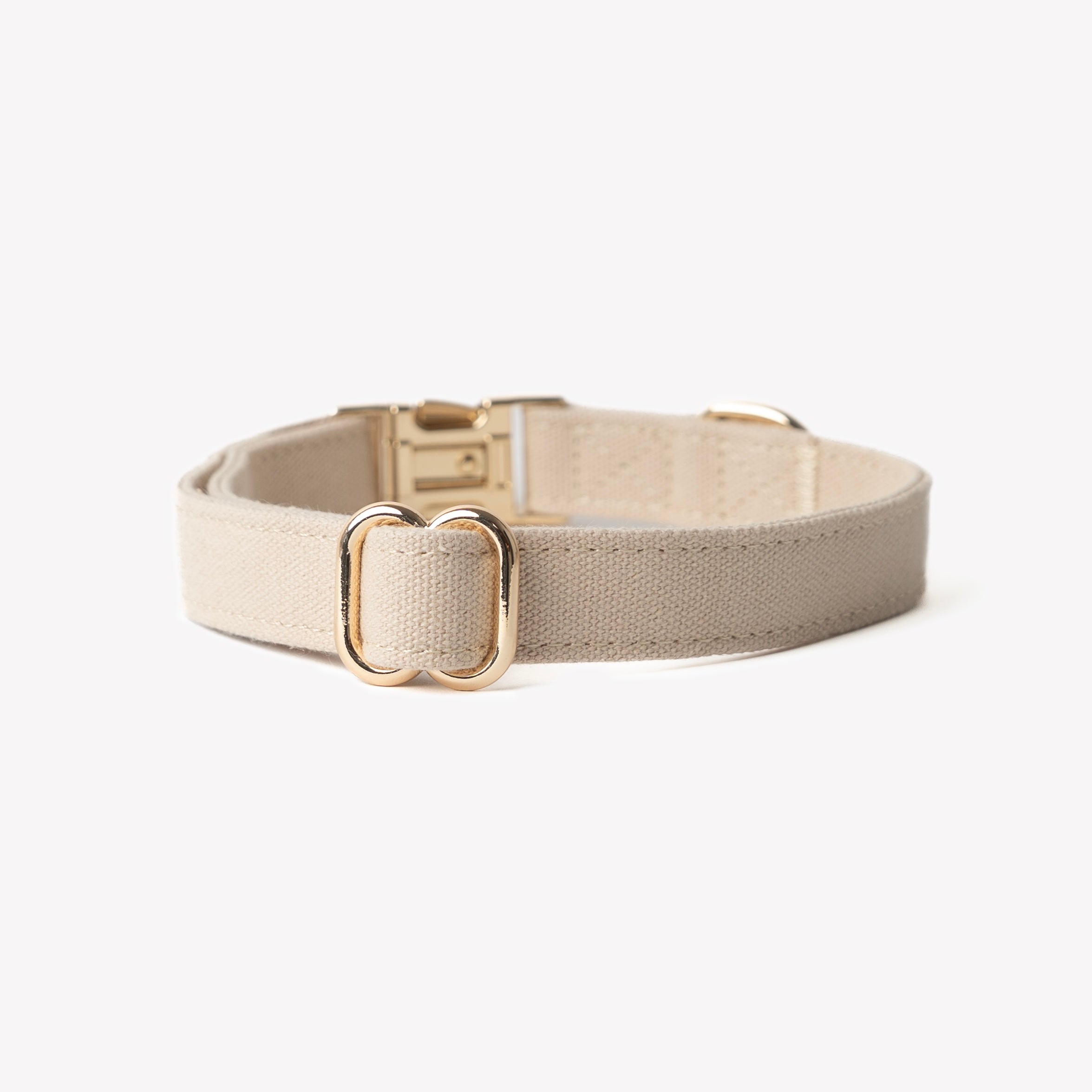 'Tan' - Canvas Dog Collar - Snag N' Style