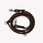 'Brown' - Hands Free Braided Leash - Snag N' Style