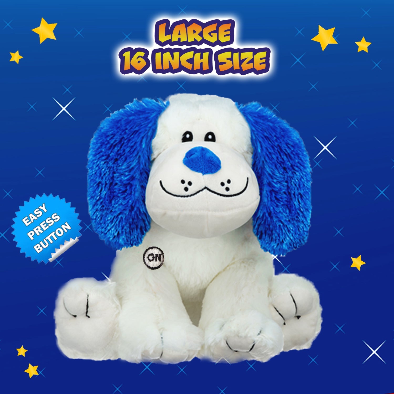Rainbow Lites Puppy Dog Glow Plush LED Night Light Up Stuffed Animal (16 inch) - Snag N' Style