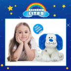 Rainbow Lites Puppy Dog Glow Plush LED Night Light Up Stuffed Animal (16 inch) - Snag N' Style