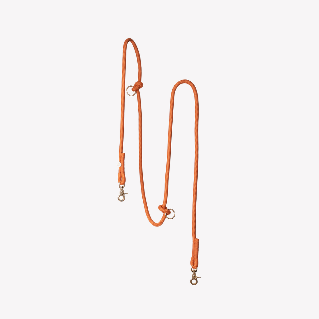 'Terracotta' - Hands Free Braided Leash - Snag N' Style