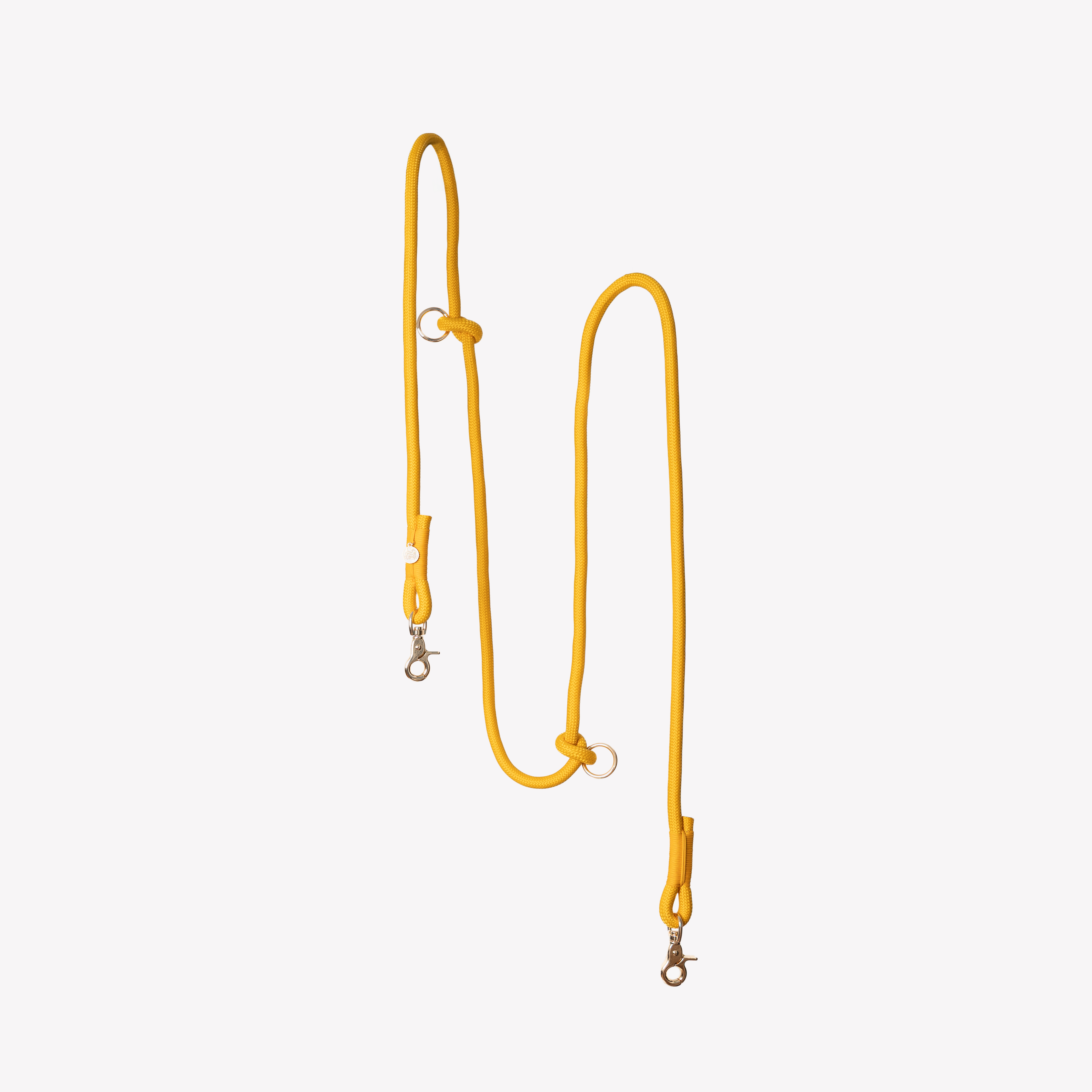 'Yellow' - Hands Free Braided Leash - Snag N' Style