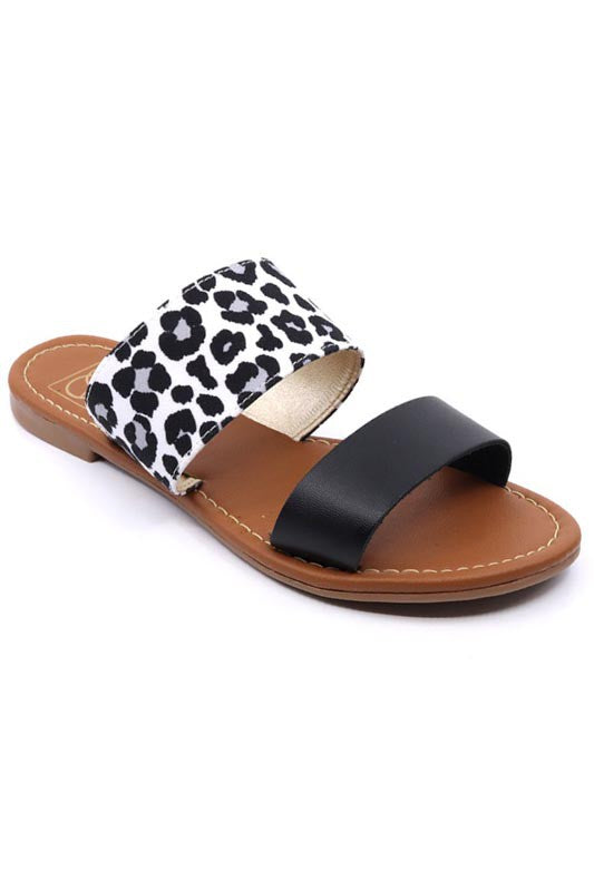 Two Band Slide Sandal - Snag N' Style