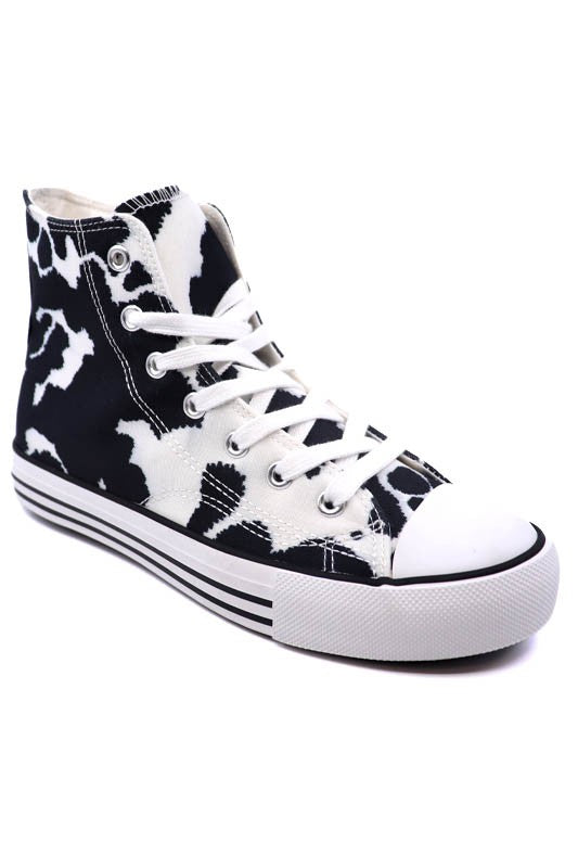 High Top Canvas Sneaker - Snag N' Style