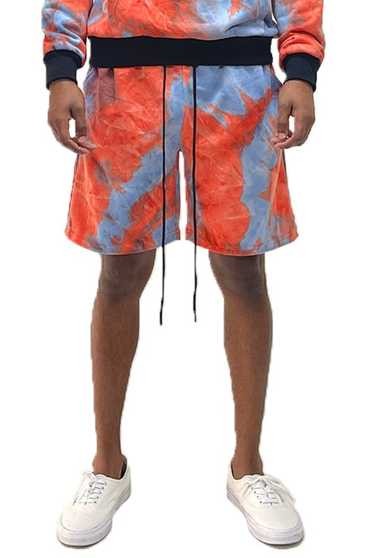 Weiv Mens Tye Dye Sweat Shorts - Snag N' Style