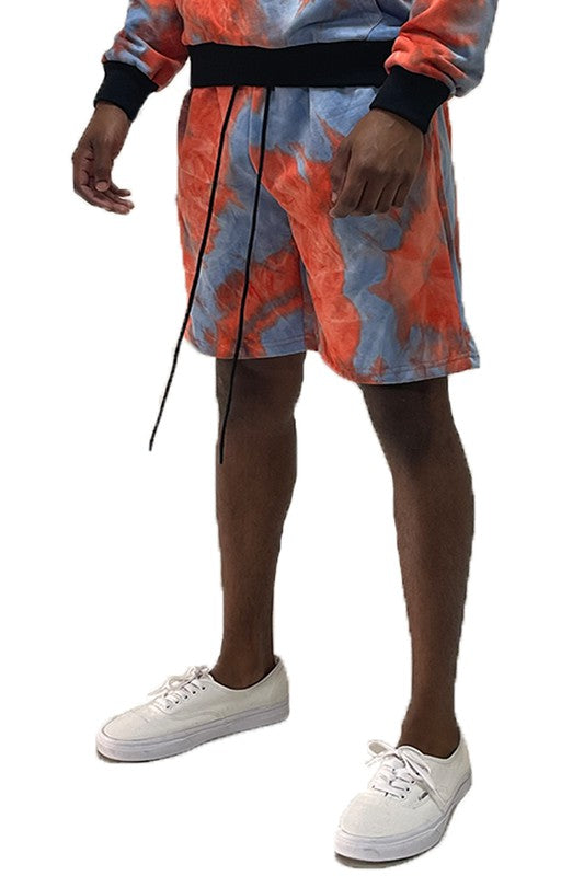 Weiv Mens Tye Dye Sweat Shorts - Snag N' Style