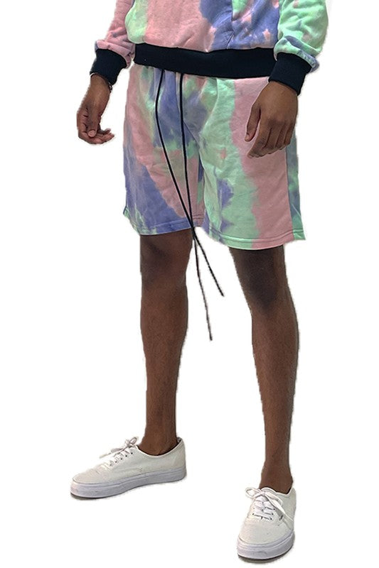 Weiv Mens Tye Dye Sweat Shorts - Snag N' Style