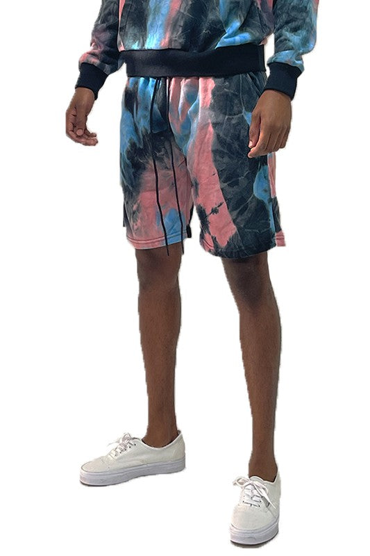 Weiv Mens Tye Dye Sweat Shorts - Snag N' Style