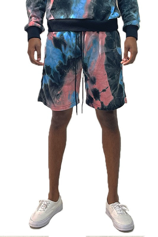 Weiv Mens Tye Dye Sweat Shorts - Snag N' Style