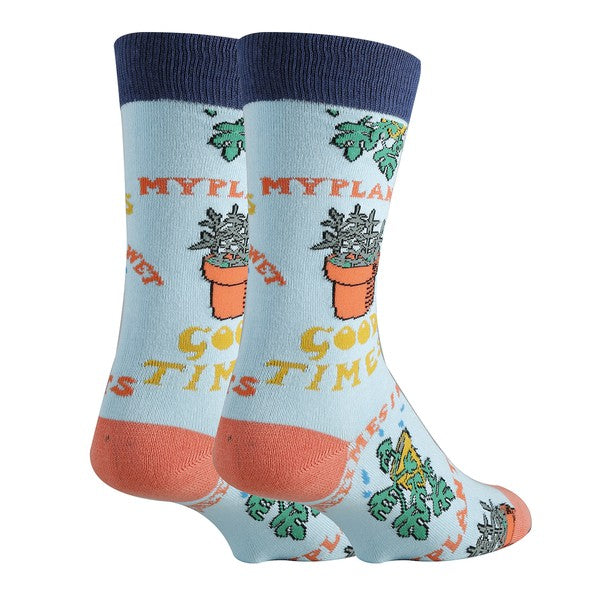 Wet My Plants - Mens Crew Socks - Snag N' Style