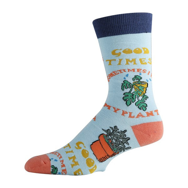 Wet My Plants - Mens Crew Socks - Snag N' Style
