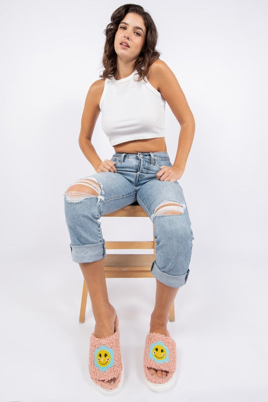 HappyDays - Women's Slide on Slippers - Snag N' Style