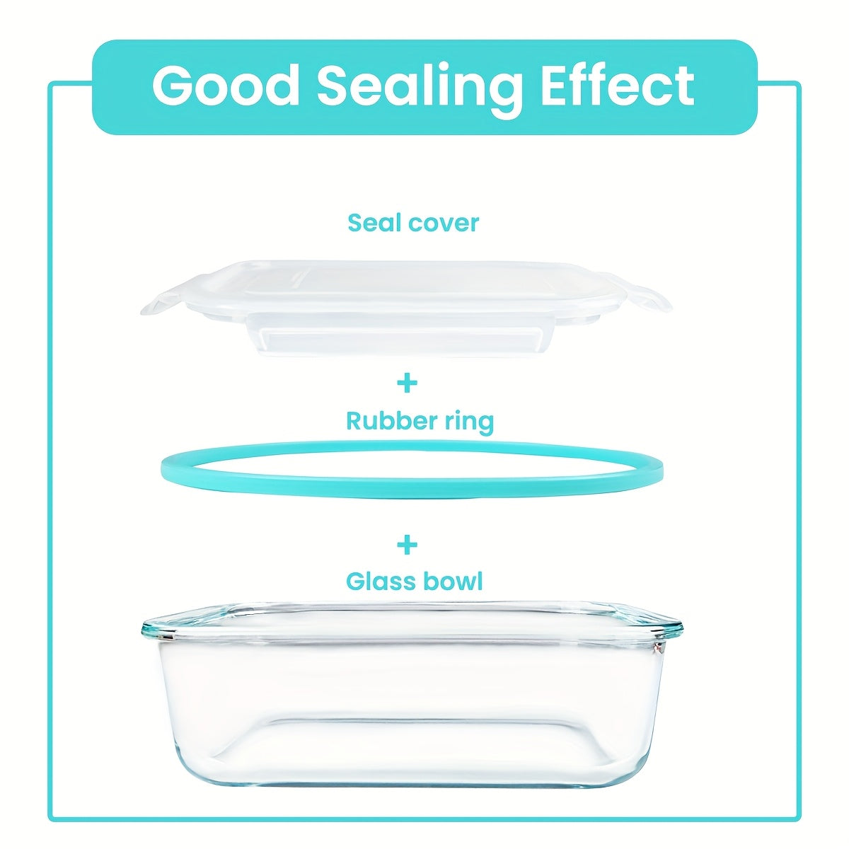 16-Piece Glass Food Storage Containers with Lids – Durable Set - Snag N' Style