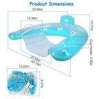 2-Pack: Inflatable Float Pool Chair with Cup Holder Arm Rest - Snag N' Style