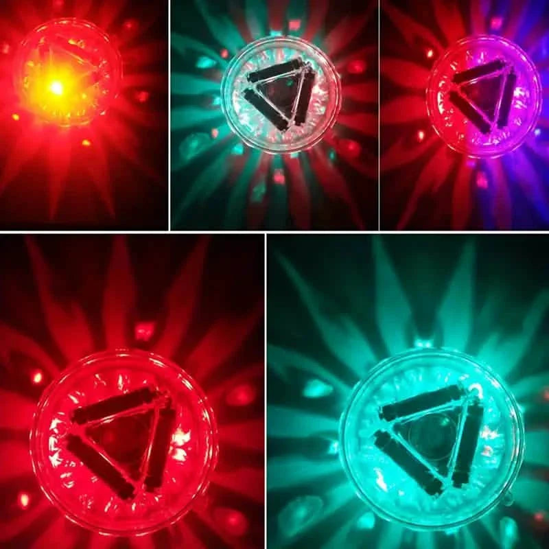 2-Pack: LED Color Changing Floating Pool Lights with 8 Modes Lighting - Snag N' Style
