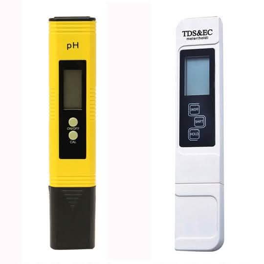 2-Pieces: PH Meter TDS EC LCD Water Purity PPM Filter Hydroponic Pool Tester Tool - Snag N' Style