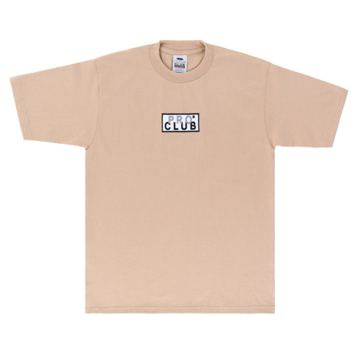 Pro Club Heavyweight Short Sleeve Embroidered Box Logo Tee - Snag N' Style