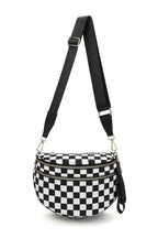 Frankie Oversize Double Zip Print Crescent Sling - Snag N' Style