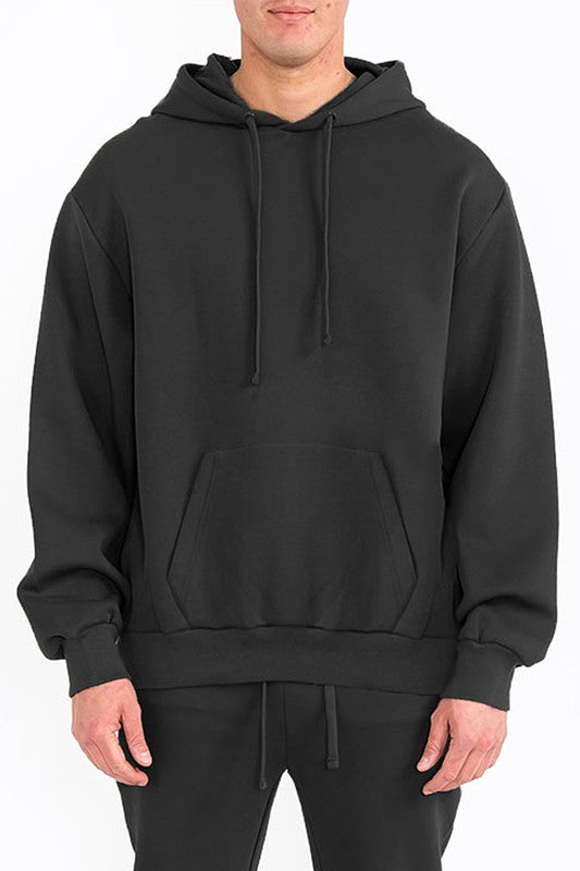 Mens Solid Tech  Fleece Hoodie - Snag N' Style
