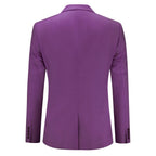 Mens Solid Color Single Vent 1 Button Blazer - Snag N' Style