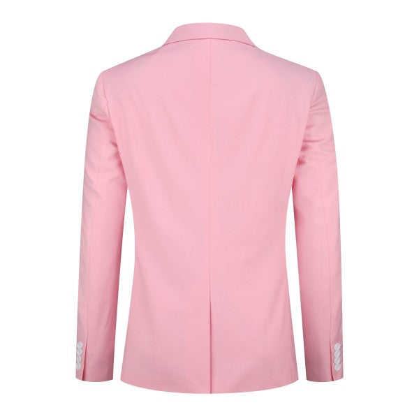 Mens Solid Color Single Vent 1 Button Blazer - Snag N' Style