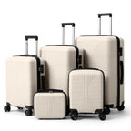 5-Piece Lightweight Luggage Set with Lock – 12/16/20/24/28 Inch - Snag N' Style