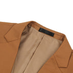 Mens Solid Color Single Vent 1 Button Blazer - Snag N' Style