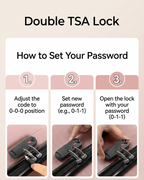 Multi Color - 3PCs Luggage Set 20/24/28 Inch Hard Shell Spinner with TSA Lock - Snag N' Style