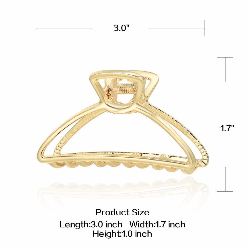 3-Pack: Metal Hair Clips - Snag N' Style