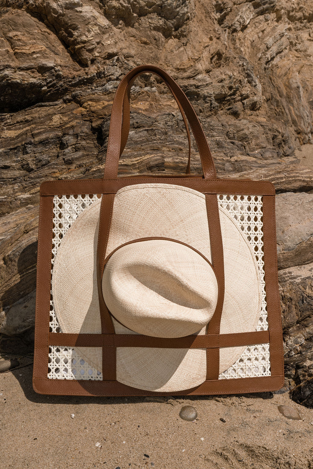 Large Rattan Tote - Snag N' Style