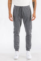 Weiv Mens Solid Heathered Jogger - Snag N' Style